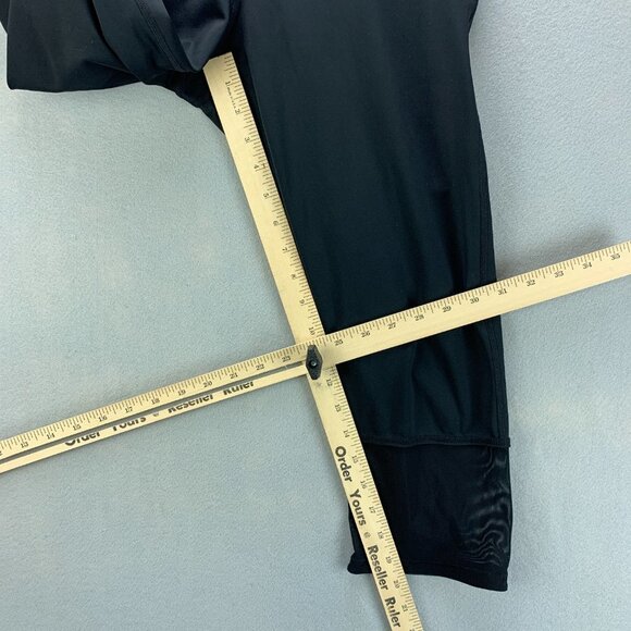 Athleta Derek Lam IOC Leggings Womens Large Black Crop Mesh‎ Athletic - Picture 11 of 14